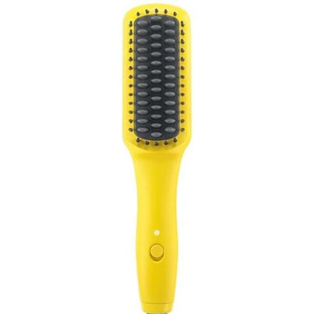 New Drybar The Baby Brush Crush Mini Heated Straightening Brush, Corded Electric